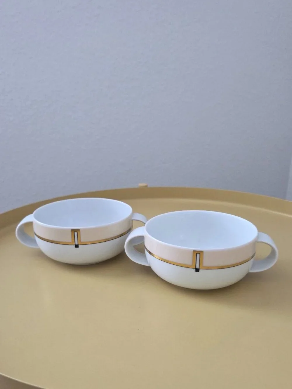 ROSENTHAL STUDIO-LINIE Two-Handled Soup Bowls - Set of 2 - GERMANY